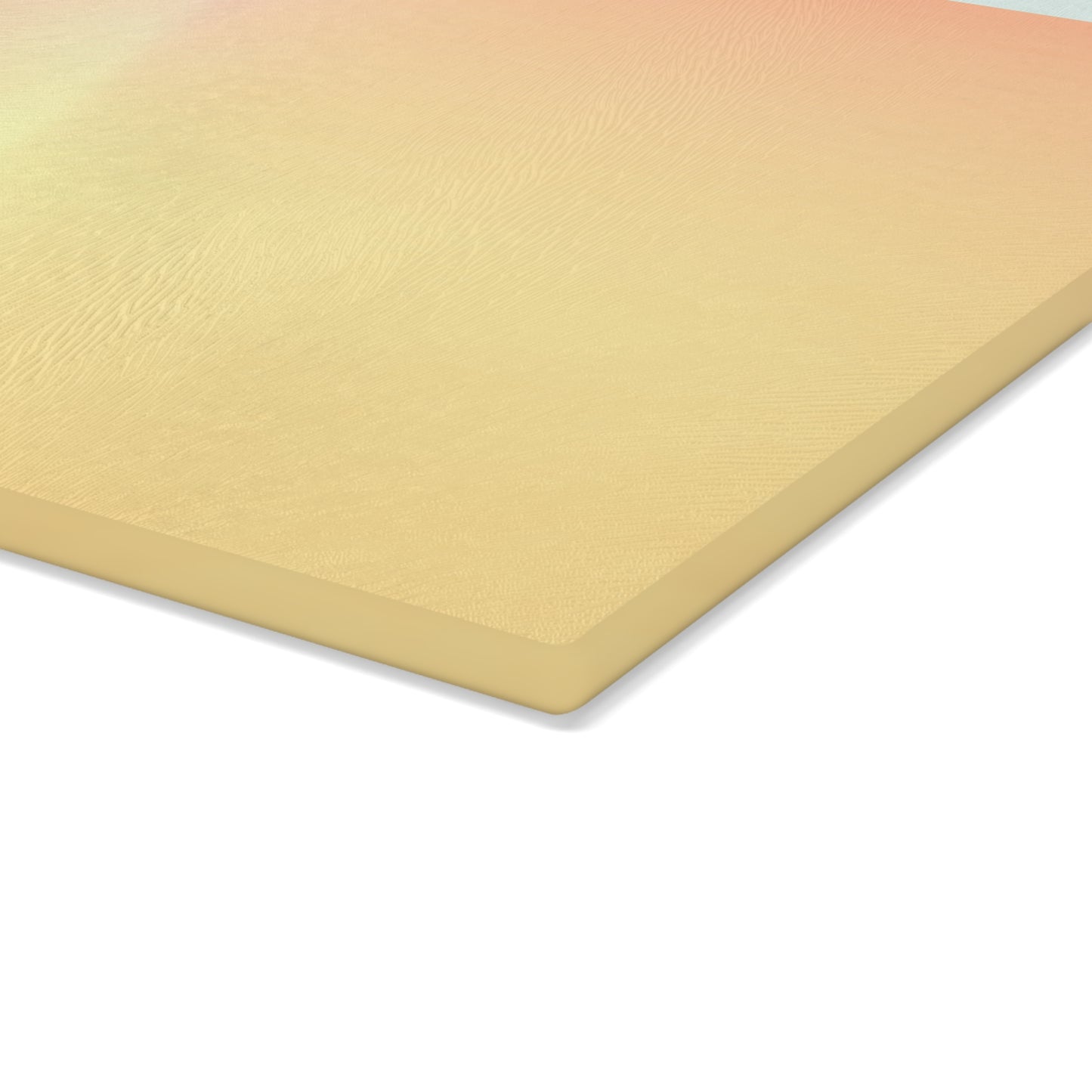 Hot Peach Fade 11" x 15" Glass Cutting Board