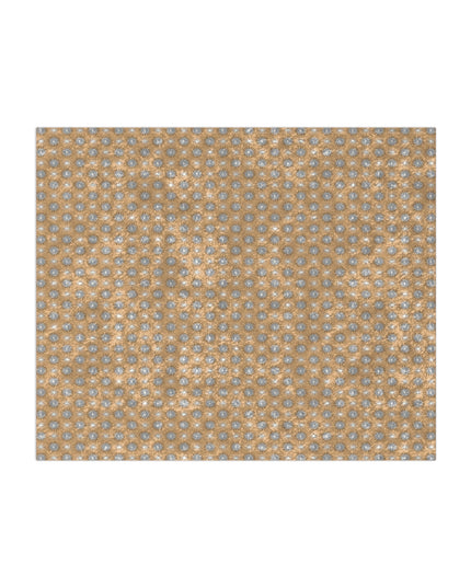 Tan Sunset Star-crossed Bodies Crushed Velvet Blanket, 50" x 60"
