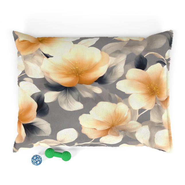 Soft Blossom Floral Bunch Pet Bed, 40" × 30"