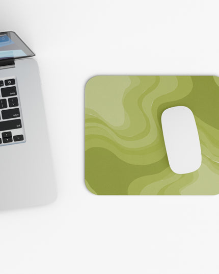 Lemon Wavey Mouse Pad, 9" x 8" Rectangle