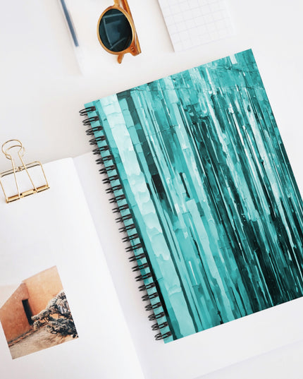 Striped Tif Spiral Notebook - Ruled Line, 6" x 8", 118 pages