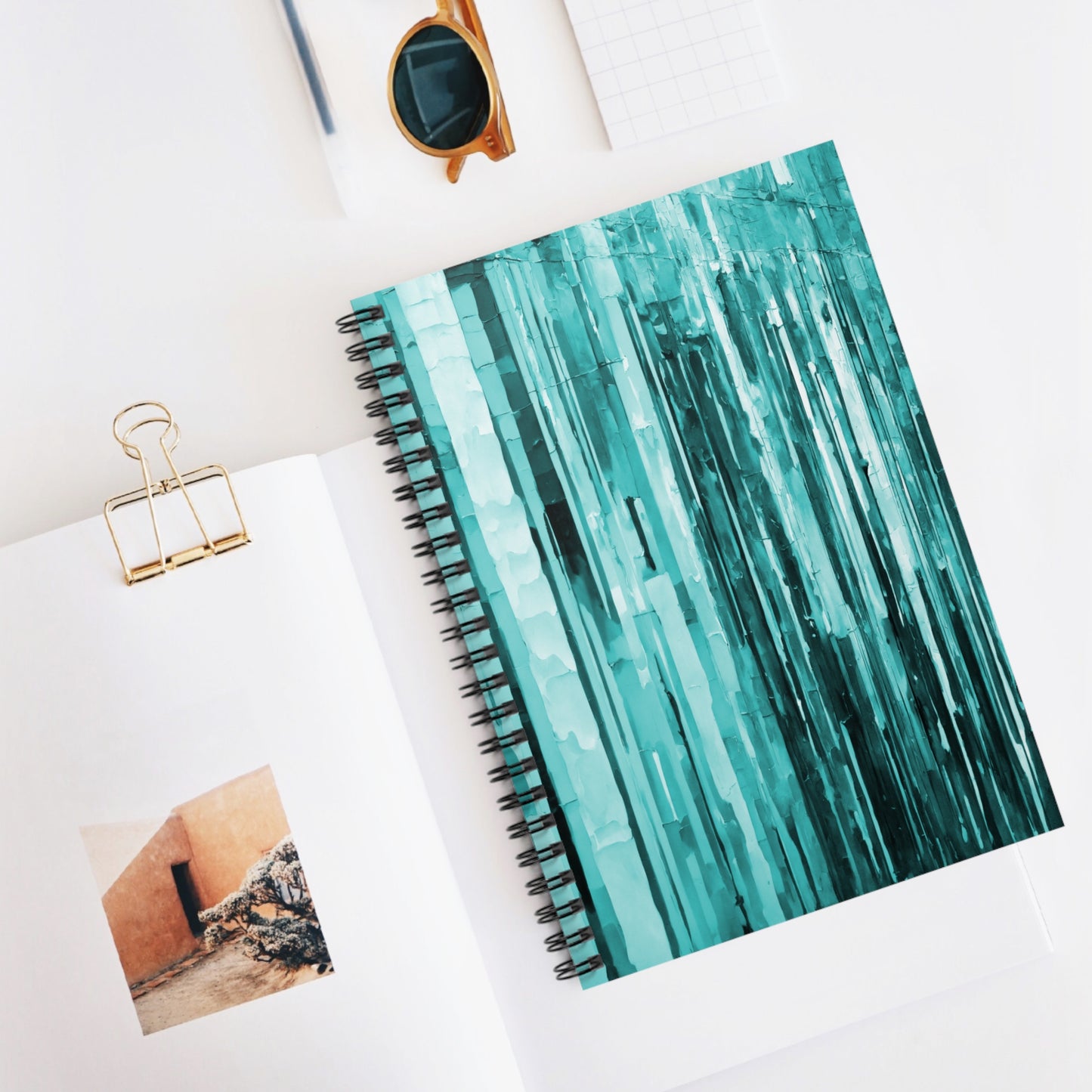 Striped Tif Spiral Notebook - Ruled Line, 6" x 8", 118 pages