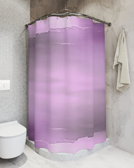 Dark Pink Sea Amethyst Fog Shower Curtains, 71" x 74"