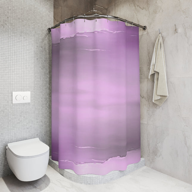 Dark Pink Sea Amethyst Fog Shower Curtains, 71" x 74"