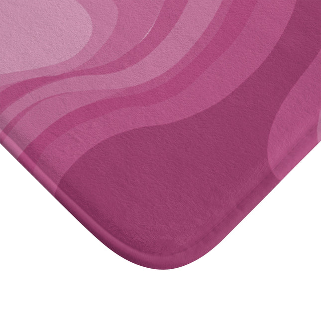 Pinky Mauve Wavey 24" x 17" Bath Mat