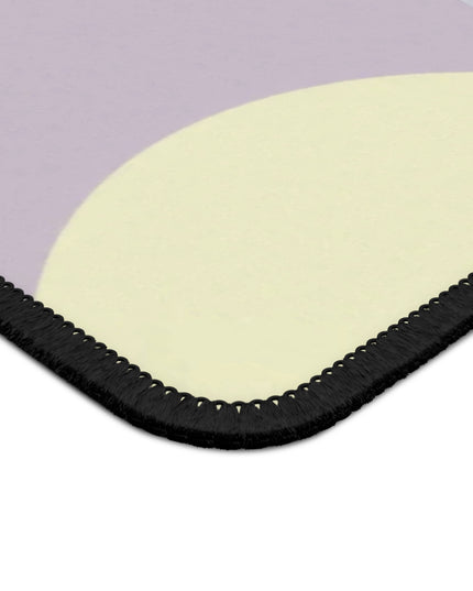 Pastel Soft Blue and Soft White Patches 9" x 7" Gaming Mouse Pad