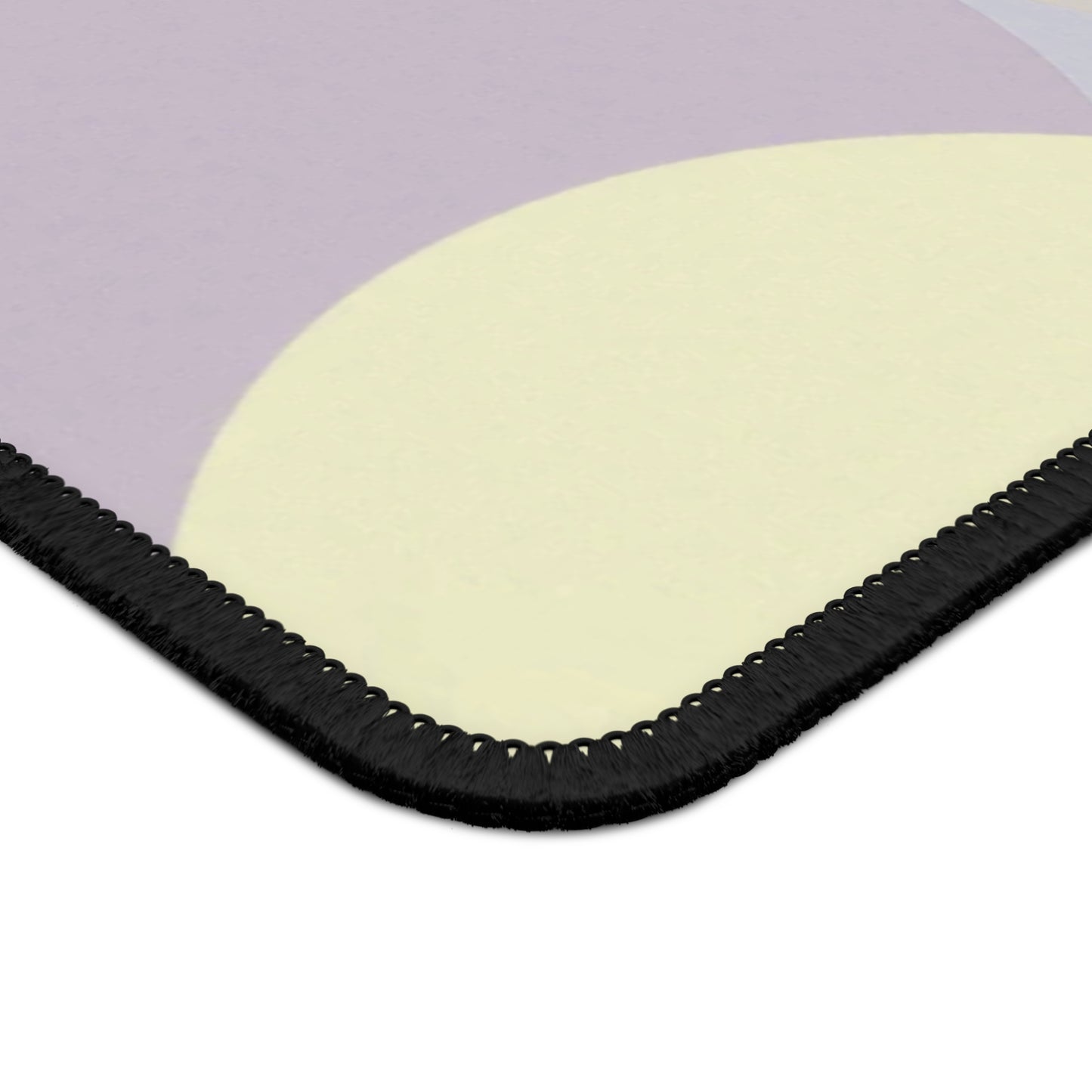 Pastel Soft Blue and Soft White Patches 9" x 7" Gaming Mouse Pad