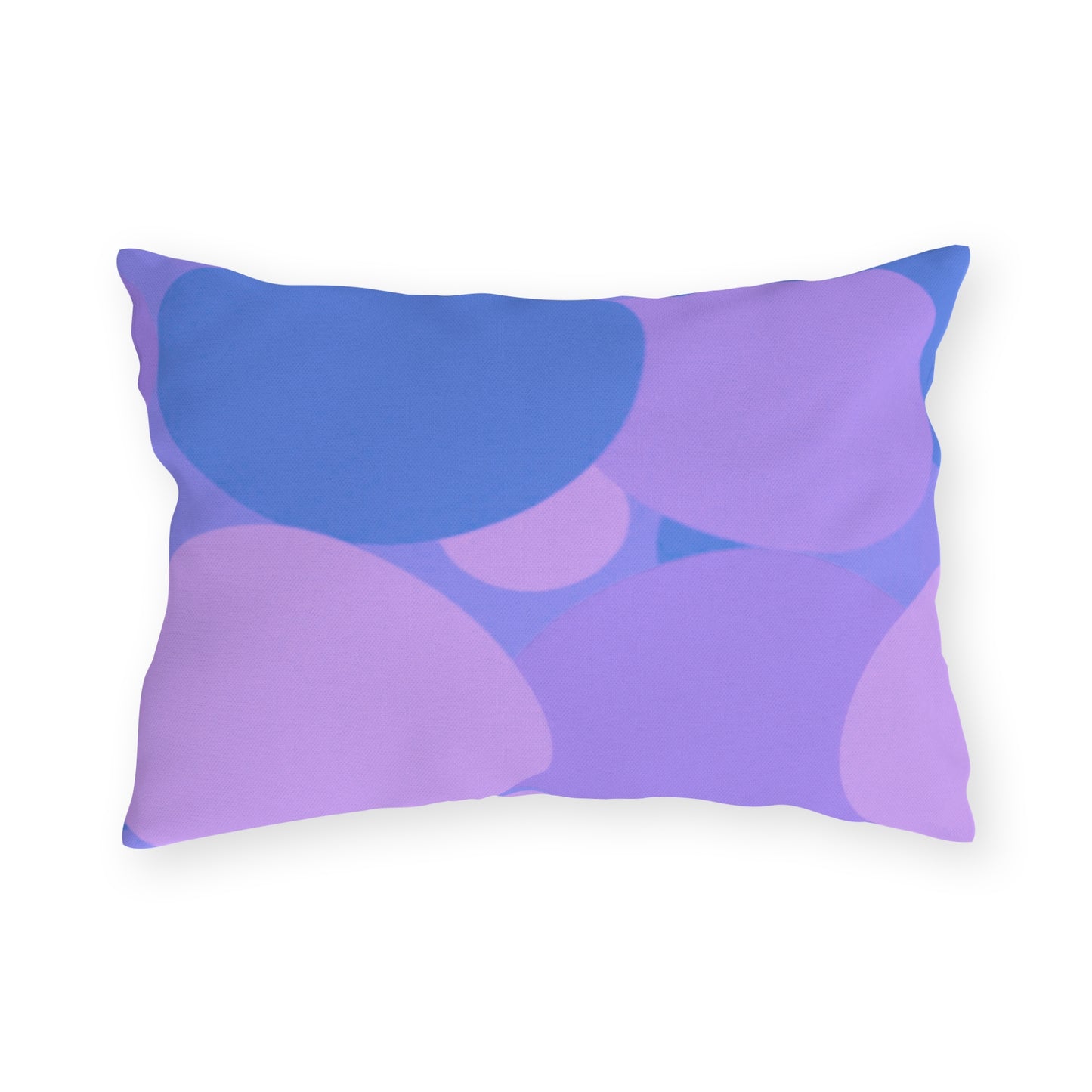 Pastel Purple Family Patches 20" x 14" Outdoor Pillow