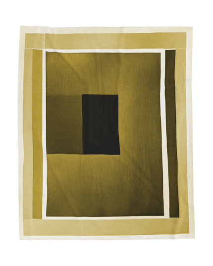 Tan Shadow Velveteen Plush Blanket, 50" x 60"