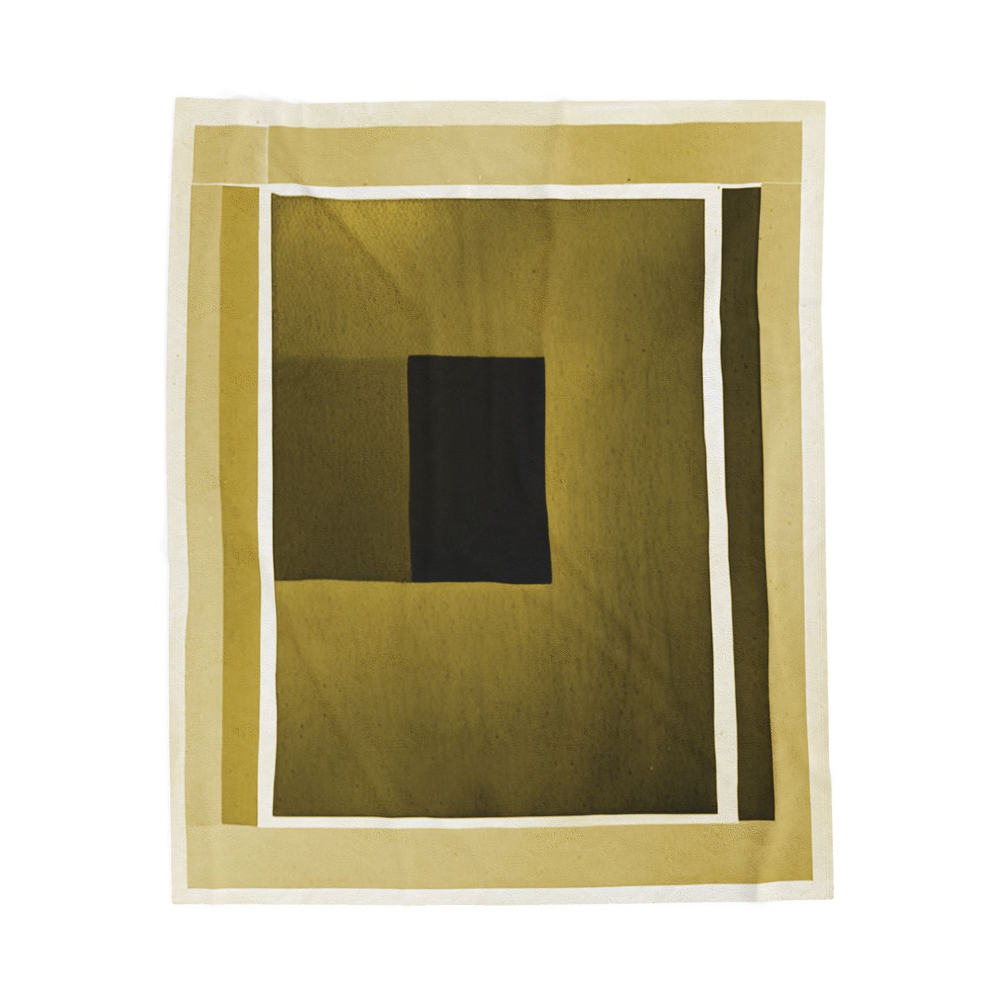 Tan Shadow Velveteen Plush Blanket, 50" x 60"
