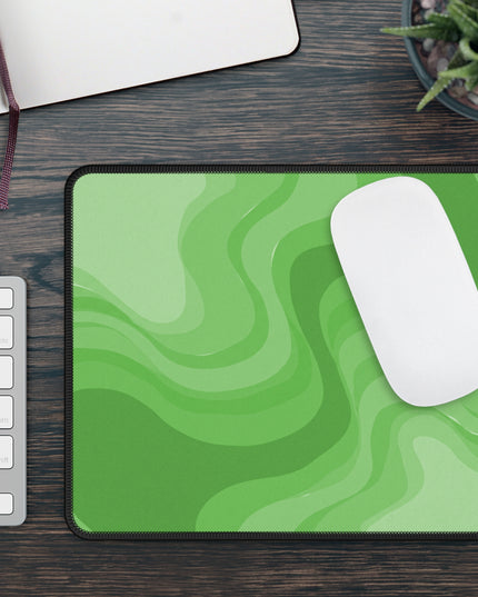 Greenie Meanie Wavey 9" x 7" Gaming Mouse Pad