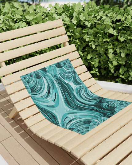 Uzi Spiral Tif Beach Towel, 18" x 27"