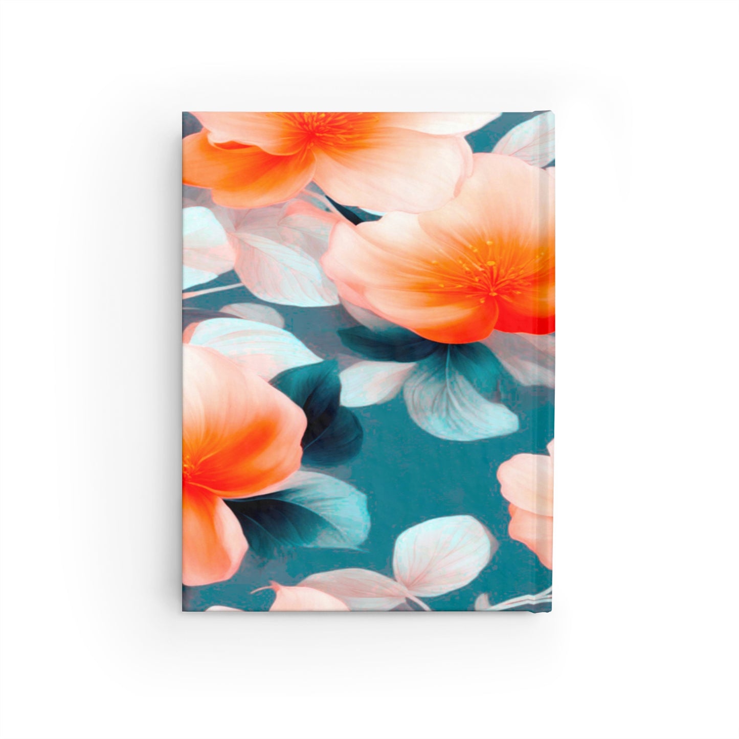 Orange Blossom Floral Bunch Journal - 128 Blank pages, 5" x 7"
