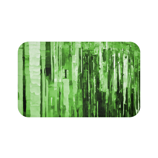 Striped Mint Pastel 34" x 21" Bath Mat