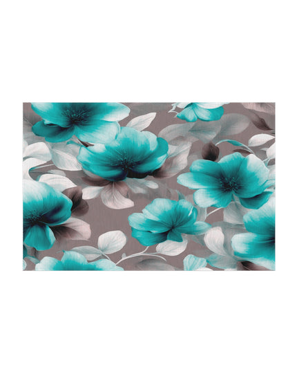 Tif Green Gray Floral Bunch Outdoor Rug, 48" x 72"