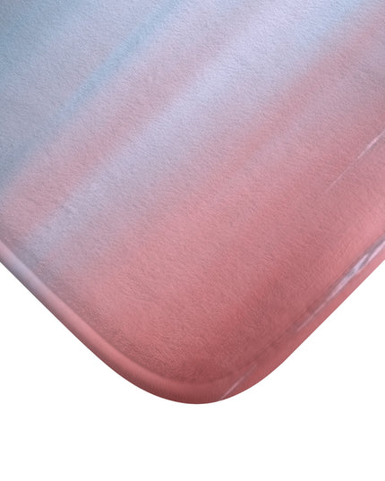 Gray Sea Pink Fog 24" x 17" Bath Mat
