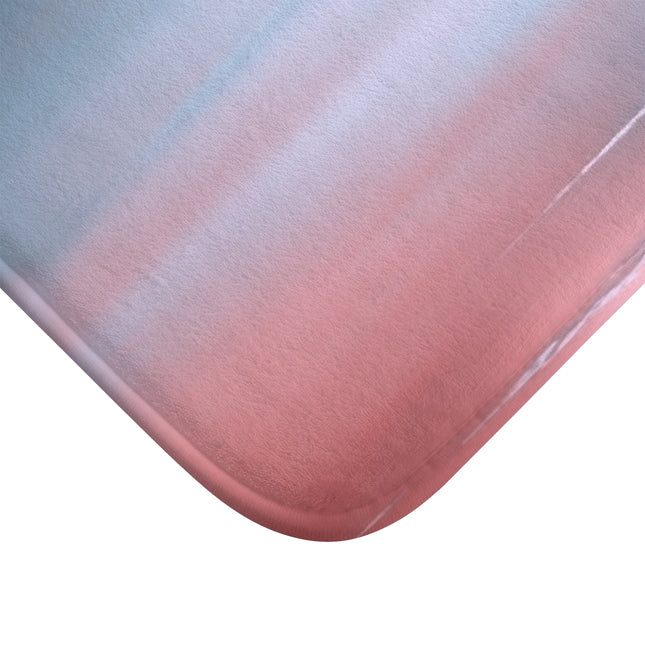 Gray Sea Pink Fog 24" x 17" Bath Mat