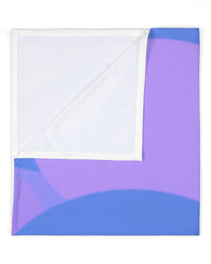 Pastel Purple Family Patches Baby Swaddle 30″×40″ Blanket