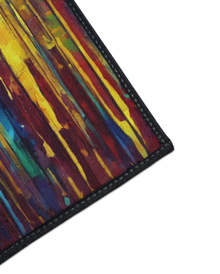 Striped Alpha 24" x 36" Heavy Duty Floor Mat