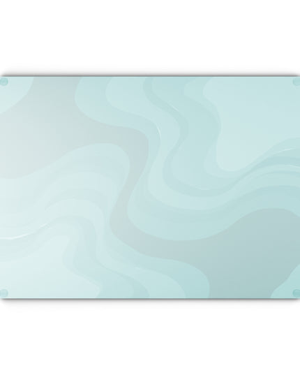 Tif Green Wavey Glass Cutting Board, 11" x 15"