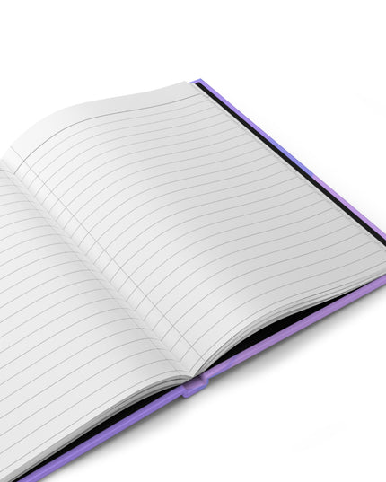 Pastel Purple Family Patches 5.75" x 8" Hardcover Journal Matte with 150 lined pages