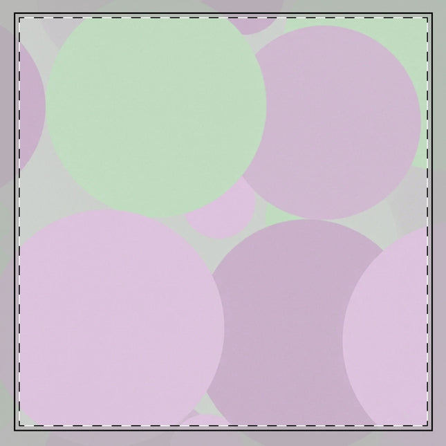 Pastel Lavender Purple and Soft Green Patches 22" x 22" Cotton Twill Napkin