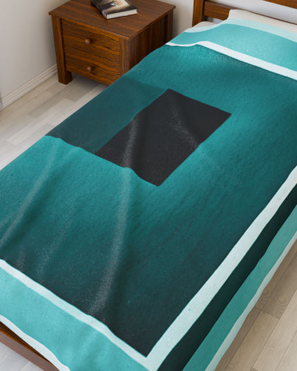 Tif Shadow Velveteen Plush Blanket, 60" x 80"