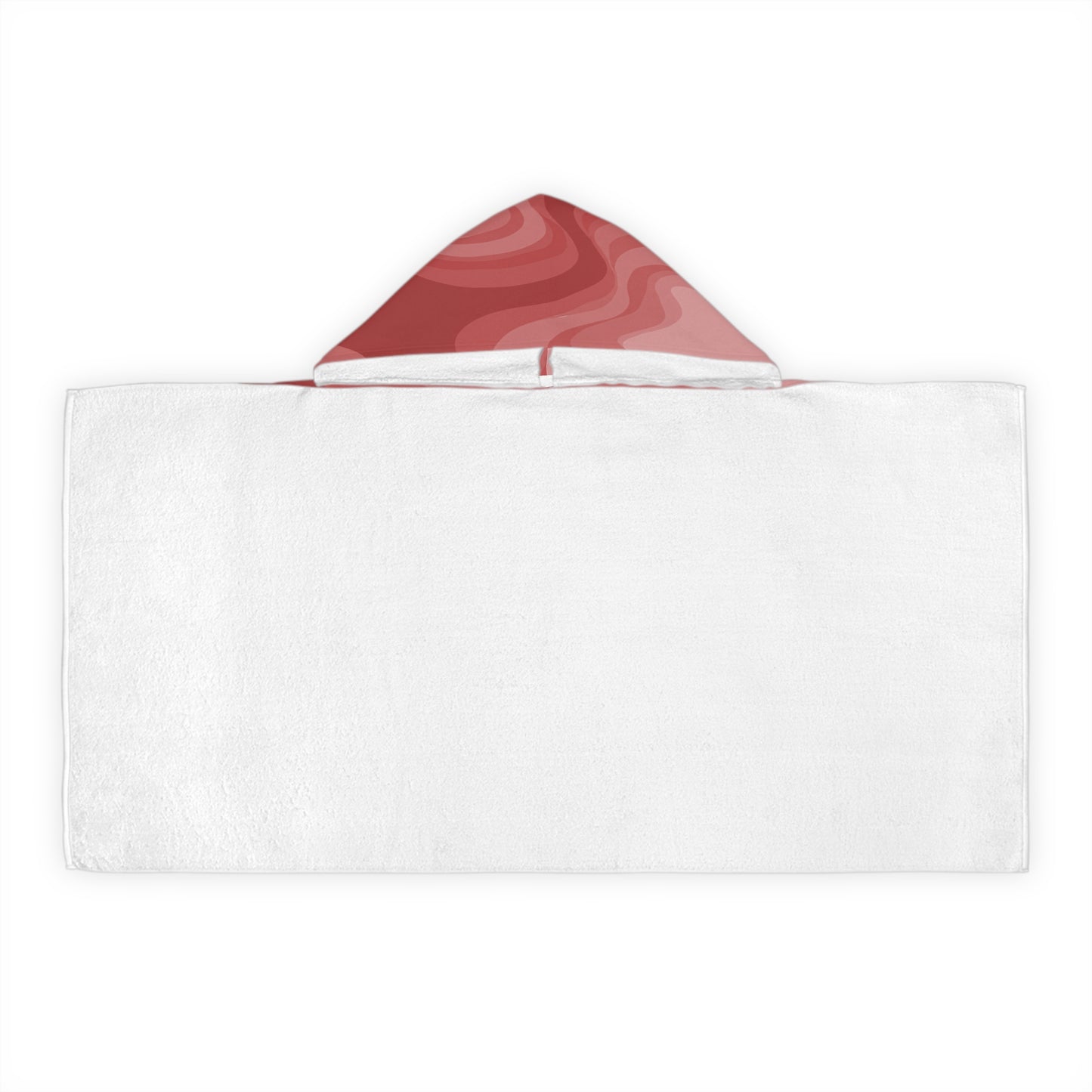 Power Red Youth Hooded Towel, 24" x 48"