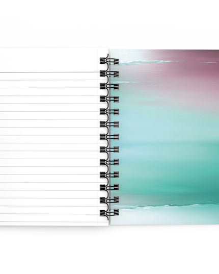 Green Sea Lavender Fog Spiral Bound Journal, 5" x 7" 150 pages