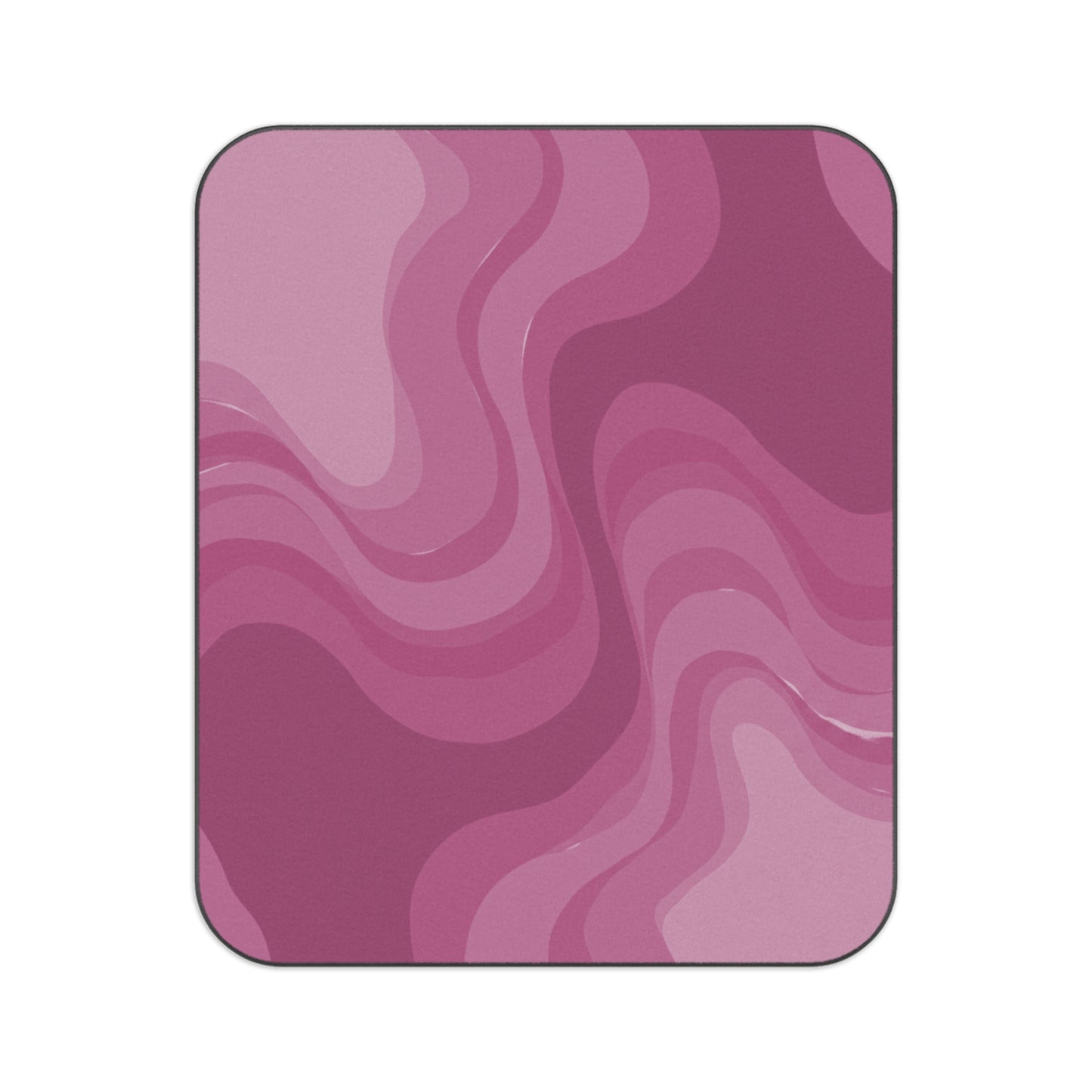 Pinky Mauve Wavey 61" × 51" Picnic Blanket