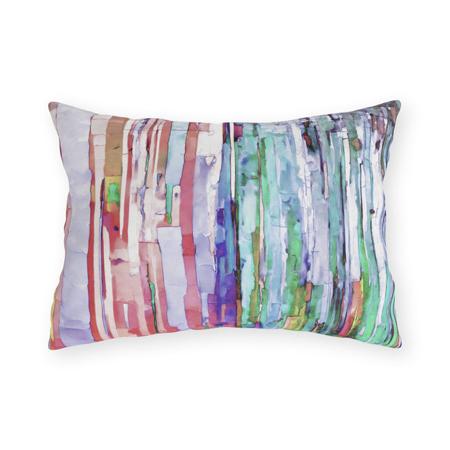 Striped Pastels 20" x 14" Outdoor Pillow