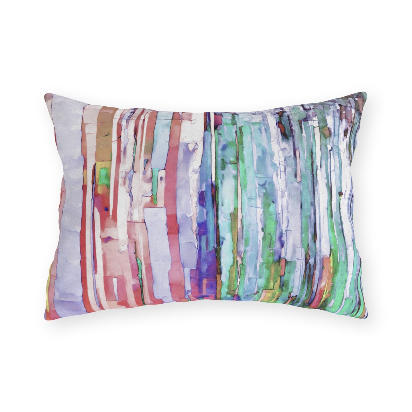 Striped Pastels 20" x 14" Outdoor Pillow