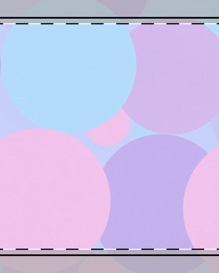 Pastel Purple and Mauve Patches Poly Twill Napkin, 10" x 10"