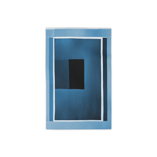 Blue Shadow Beach Towel, 18" x 27"