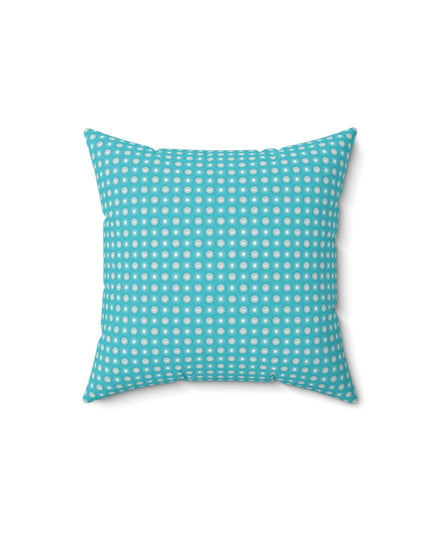 Tif Green Star-crossed Bodies Faux Suede Square Pillow, 14" x 14"
