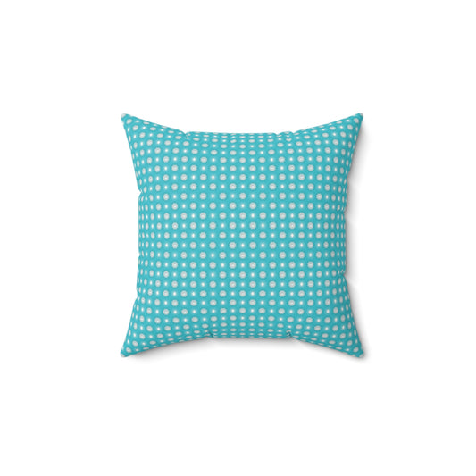 Tif Green Star-crossed Bodies Faux Suede Square Pillow, 14" x 14"