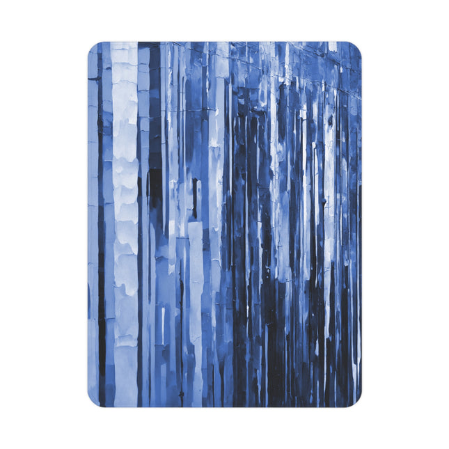 Striped Deep Blue Toddler Blanket, 30" x 40"