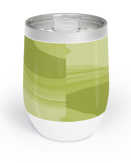 Lemon Wavey 12 oz Chill Wine Tumbler