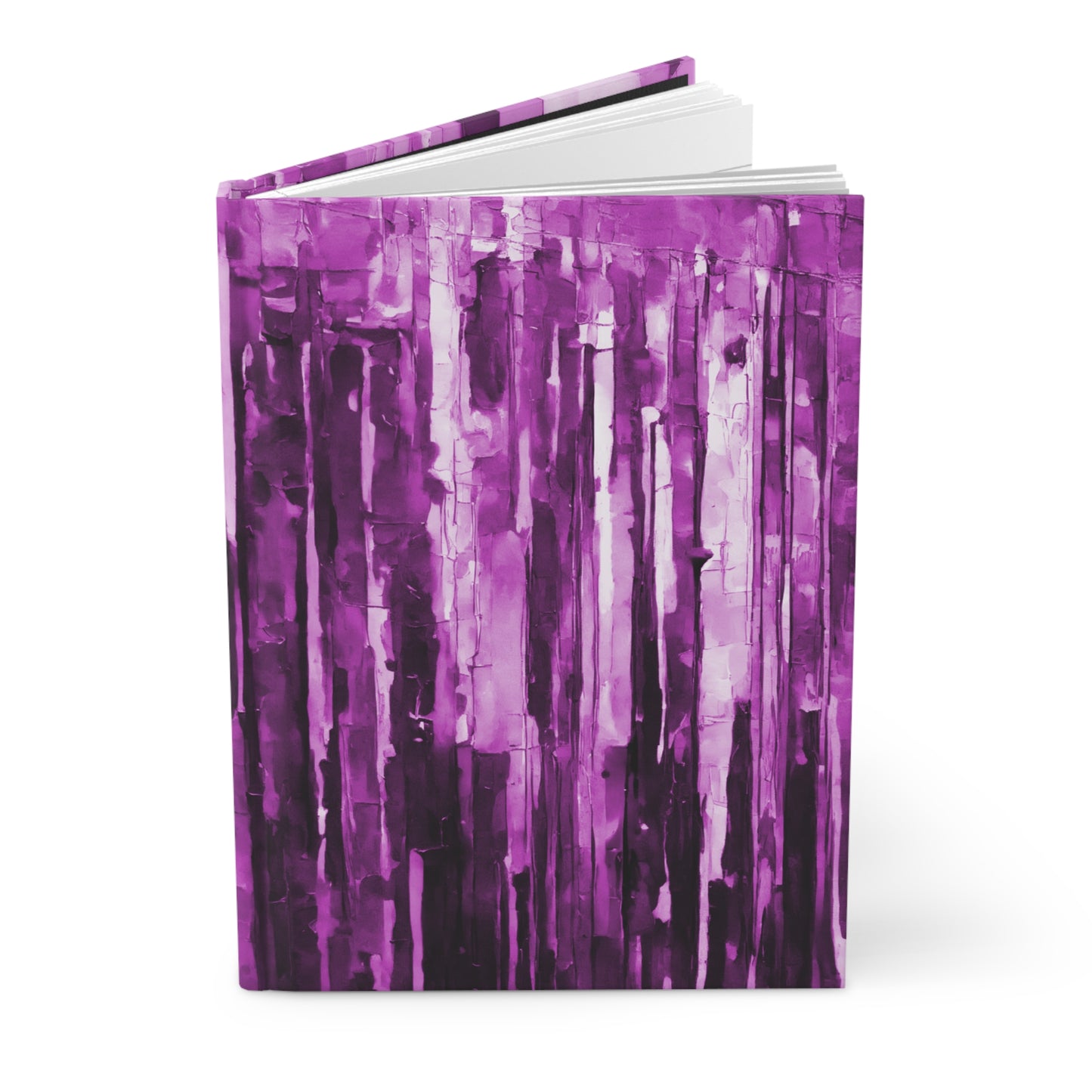 Striped Powder Lavender 5.75" x 8" Hardcover Journal Matte with 150 lined pages