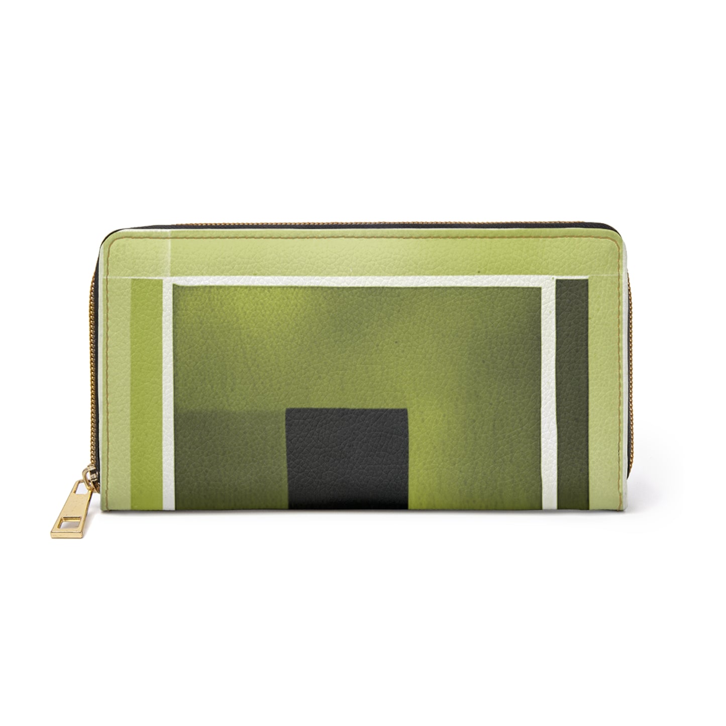 Lemongrass Shadow Elegant Abstract Zipper Wallet - Stylish & Functional Accessory for Everyday Use
