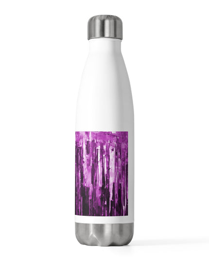 Striped Powder Lavender 20oz Insulated Water Bottle