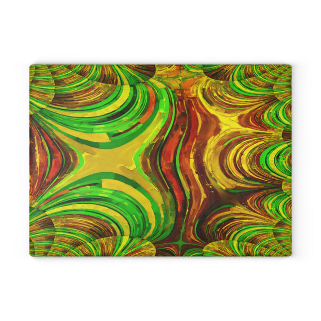 Uzi Spiral Beta 11" x 15" Glass Cutting Board