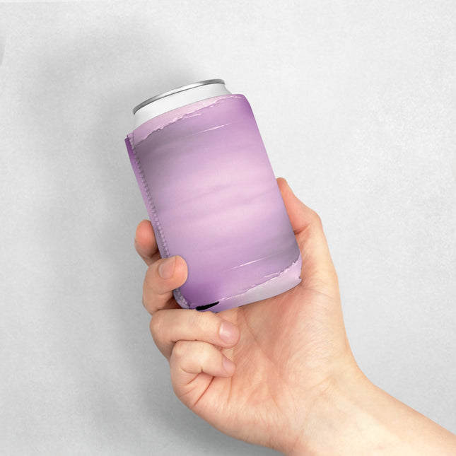 Dark Pink Sea Amethyst Fog 12 oz Can Cooler Sleeve