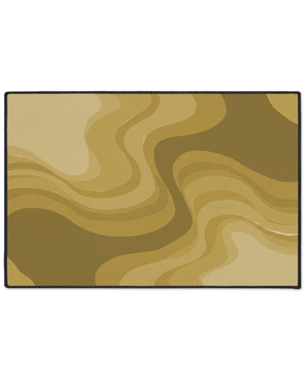 Brown Wavey 24" x 36" Heavy Duty Floor Mat