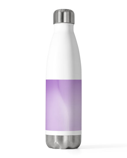 Soft Lavender Fade 20oz Insulated White Water Bottle
