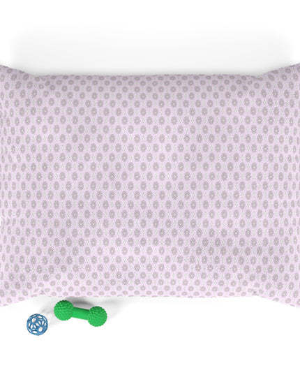 Pink Mornings Star-crossed Bodies Pet Bed, 40" × 30"