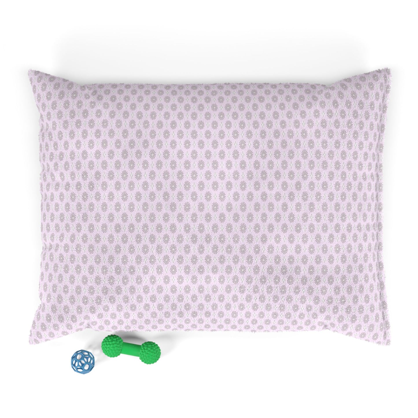 Pink Mornings Star-crossed Bodies Pet Bed, 40" × 30"
