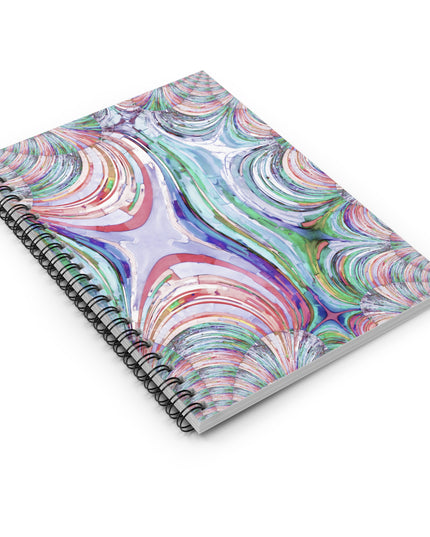 Uzi Spiral Pastels Spiral Notebook - Ruled Line, 6" x 8", 118 pages