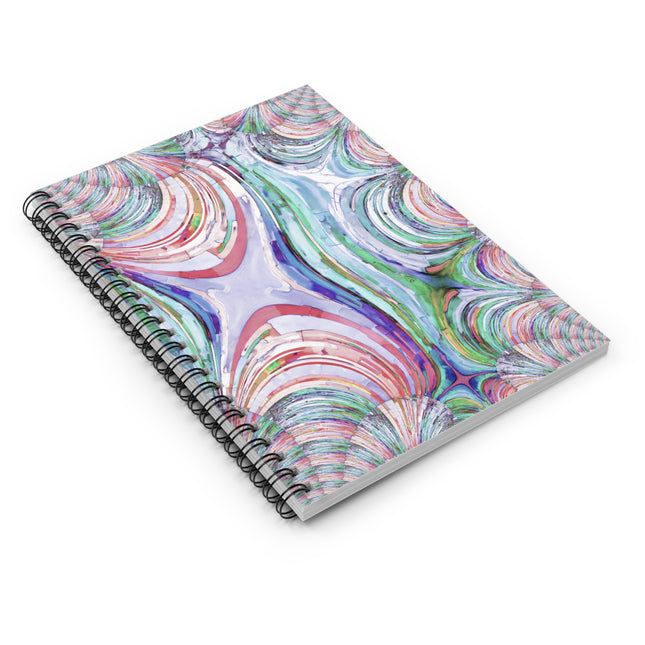 Uzi Spiral Pastels Spiral Notebook - Ruled Line, 6" x 8", 118 pages