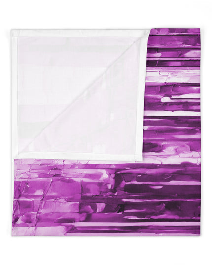 Striped Powder Lavender Baby Swaddle 30″×40″ Blanket